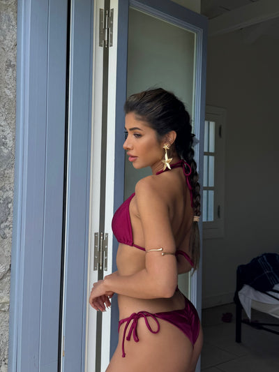 Bikini underdel - bordeaux