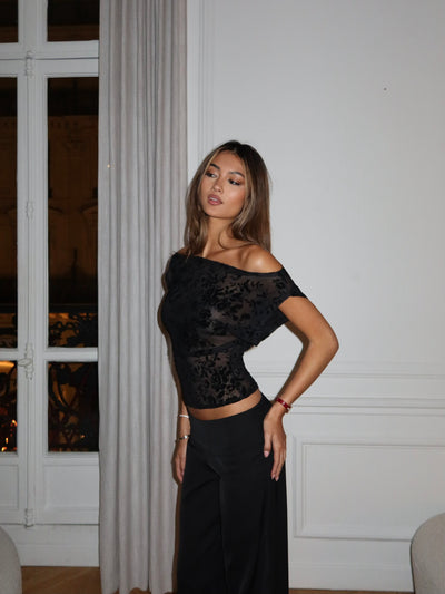 Hera rose top - sort