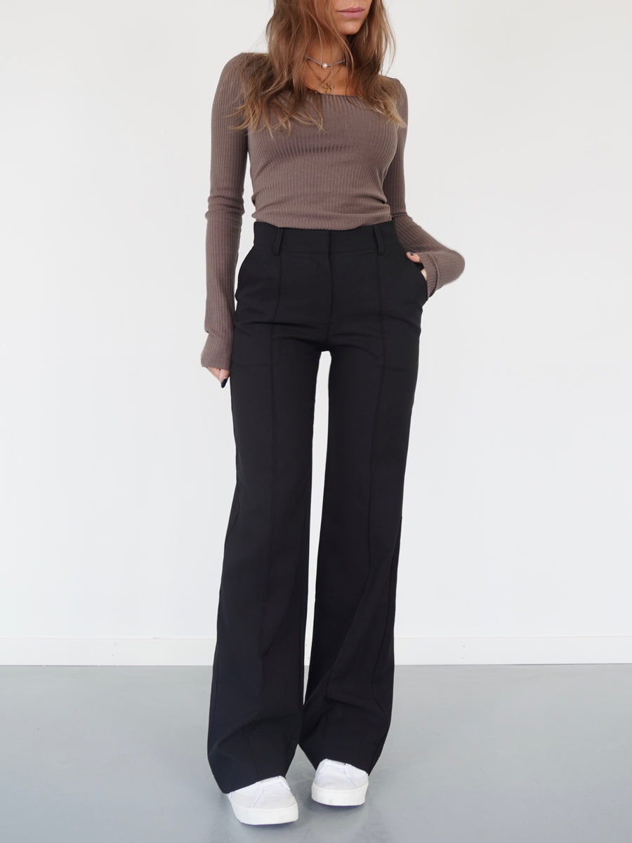 Vera Wide trousers - black