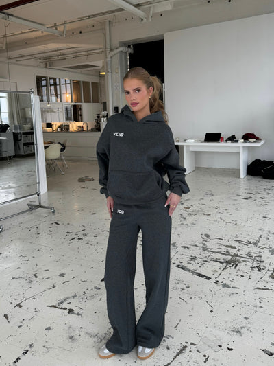 VDB sweatpants - mørk grå meleret