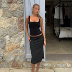 Beba button top - sort