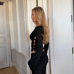 Eda long sleeve top - sort
