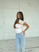 Lucy lace top - hvid