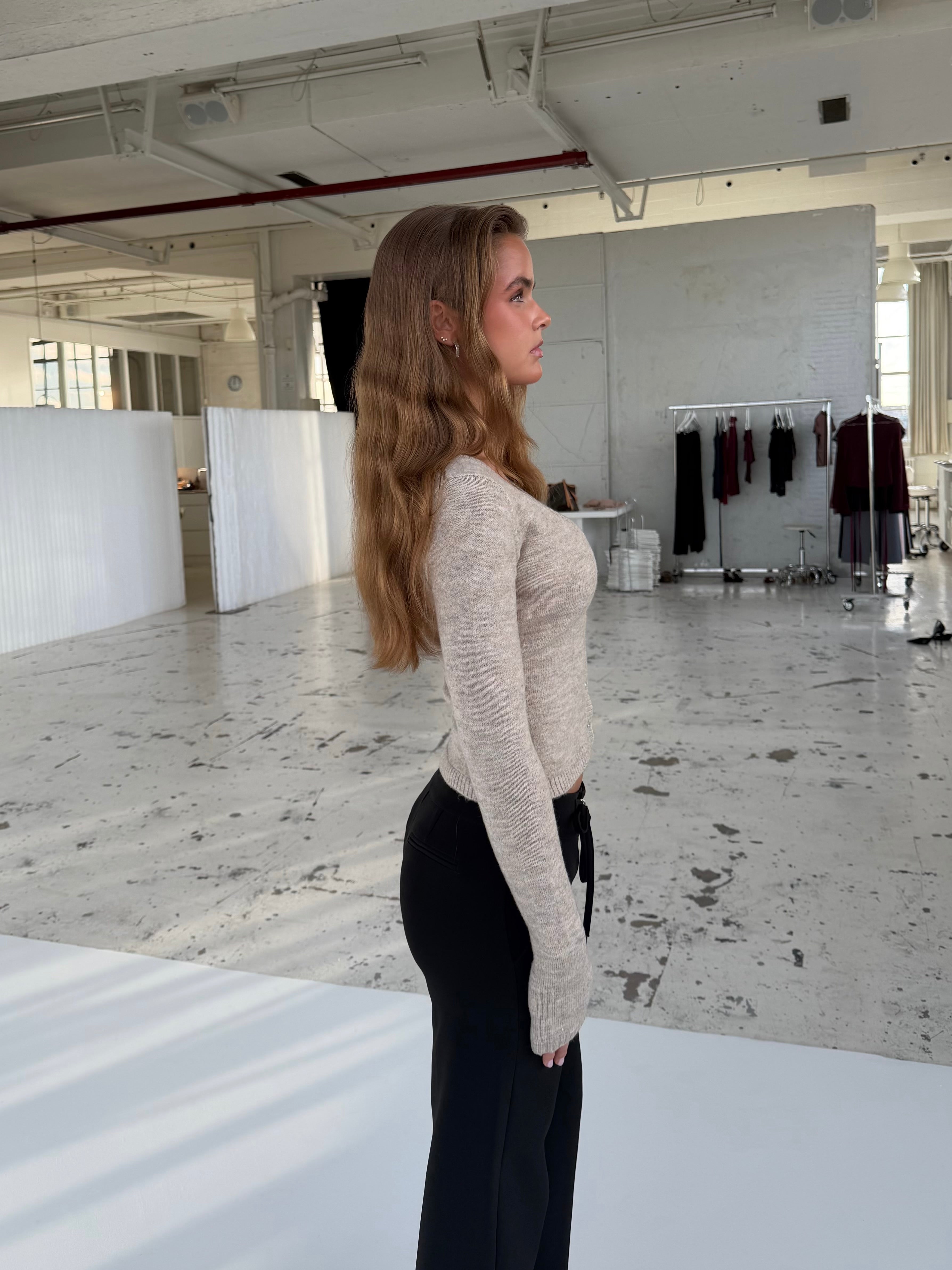 Pearl cardigan - beige