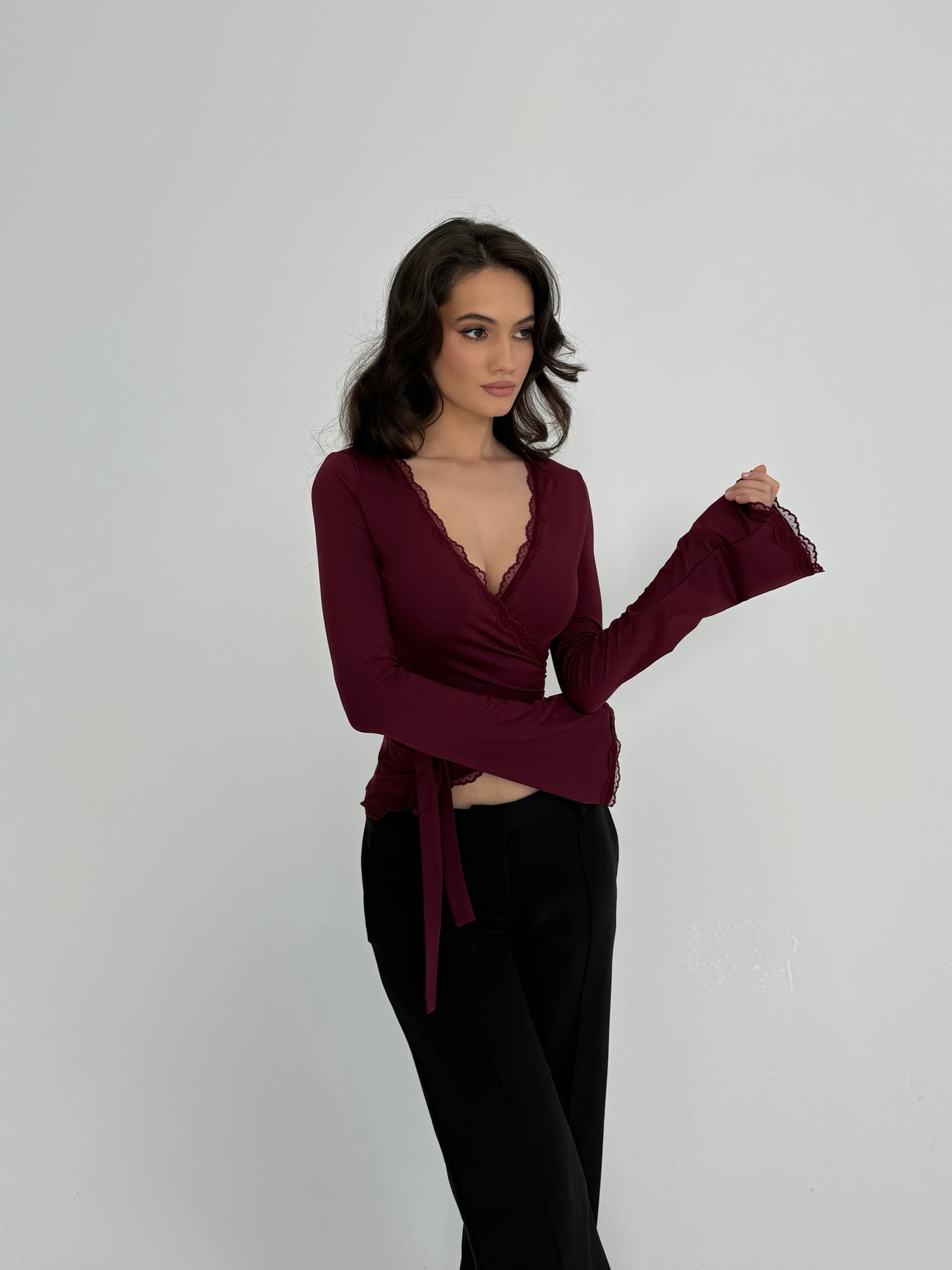 Ballerina Basic Top Bordeaux