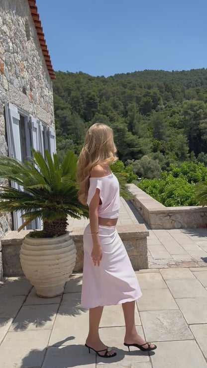Hera basic top - lyserød