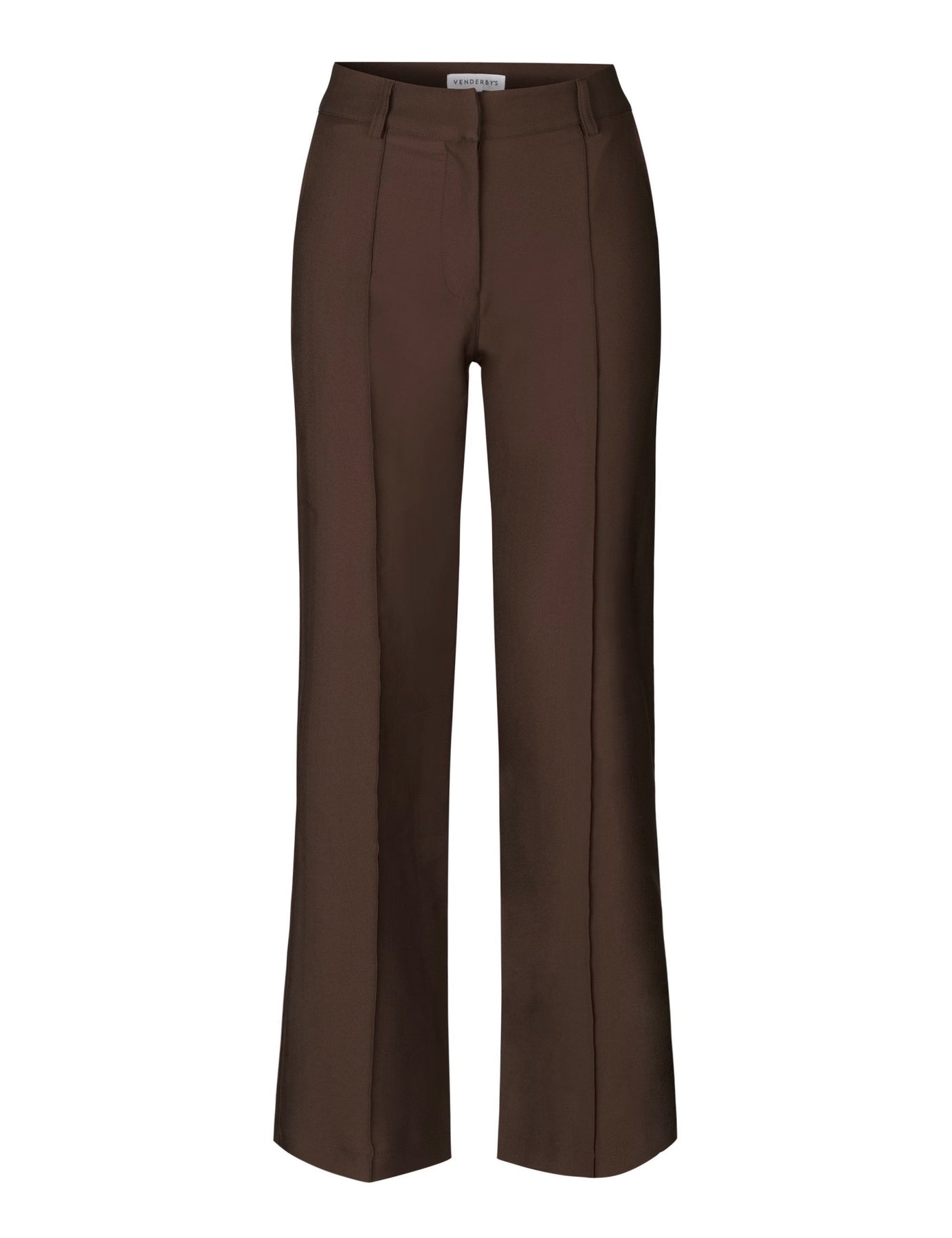 Vera Wide bukser - mørk brun