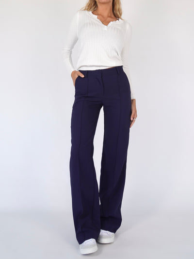 Buy Women Charcoal Grey Solid Denim Parallel Trousers online  Looksgudin